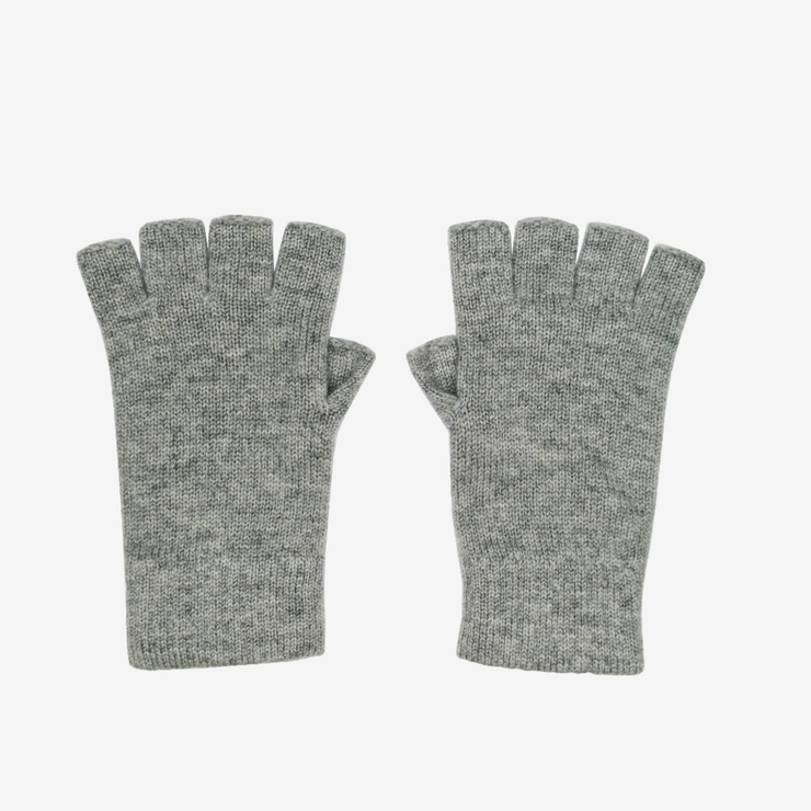 Fingerless Gloves - Light Grey